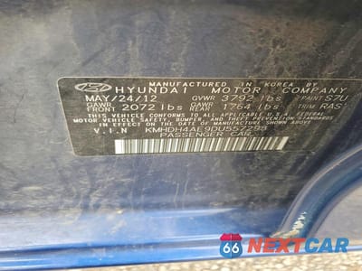 Zdjęcie 12 z 12 samochodu: 2013 HYUNDAI ELANTRA GLS VIN:KMHDH4AE9DU557298 - miniatura