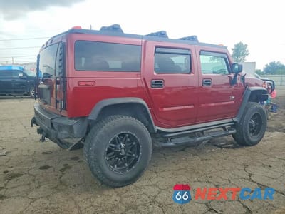 Trzecie zdjęcie samochodu z tyłu: 2004 HUMMER H2 VIN:5GRGN23UX4H111221 - miniatura
