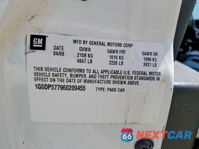 Zdjęcie 12 z 12 samochodu: 2006 CADILLAC CTS HI FEATURE V6 VIN:1G6DP577960209455 - miniatura