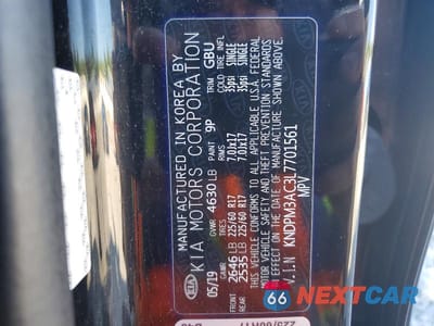 Zdjęcie 13 z 13 samochodu: 2020 KIA SPORTAGE LX VIN:KNDPM3AC3L7701561 - miniatura