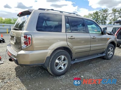 Trzecie zdjęcie samochodu z tyłu: 2008 HONDA PILOT EXL VIN:5FNYF18538B021655 - miniatura