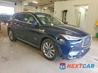 Czwarte zdjęcie samochodu z boku: 2021 INFINITI QX50 LUXE VIN:3PCAJ5BB1MF117428 - miniatura