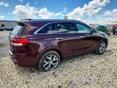 Trzecie zdjęcie samochodu z tyłu: 2017 KIA SORENTO SX V6 VIN:5XYPKDA51HG194070 - miniatura
