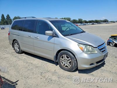 Czwarte zdjęcie samochodu z boku: 2007 HONDA ODYSSEY EXL VIN:5FNRL38797B431367 - miniatura