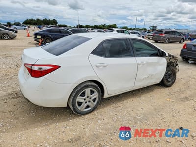 Trzecie zdjęcie samochodu z tyłu: 2016 TOYOTA COROLLA LE VIN:5YFBURHEXGP404246 - miniatura