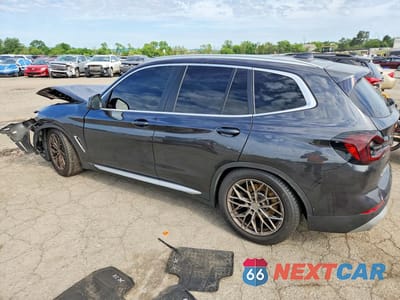 Drugie zdjęcie samochodu z przodu: 2022 BMW X3 XDRIVE30I VIN:5UX53DP09N9K77161 - miniatura