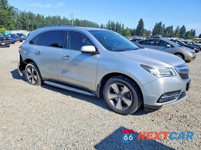 Czwarte zdjęcie samochodu z boku: 2014 ACURA MDX VIN:5FRYD4H24EB003317 - miniatura