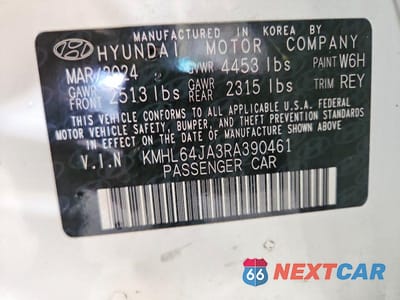 Zdjęcie 12 z 12 samochodu: 2024 HYUNDAI SONATA SEL VIN:KMHL64JA3RA390461 - miniatura