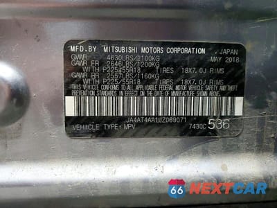 Zdjęcie 13 z 13 samochodu: 2018 MITSUBISHI ECLIPSE CROSS LE VIN:JA4AT4AA1JZ069071 - miniatura
