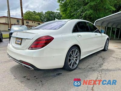 Trzecie zdjęcie samochodu z tyłu: 2018 MERCEDES-BENZ S 450 VIN:WDDUG6GB8JA367334 - miniatura