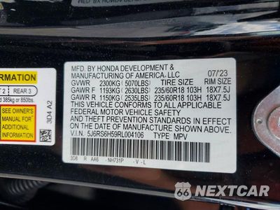 Zdjęcie 13 z 13 samochodu: 2024 HONDA CR-V SPORT VIN:5J6RS6H59RL004106 - miniatura