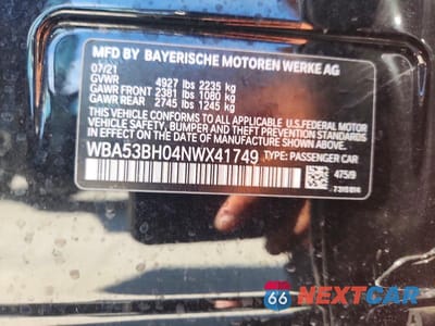 Zdjęcie 13 z 13 samochodu: 2022 BMW 530 I VIN:WBA53BH04NWX41749 - miniatura