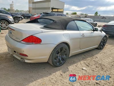 Trzecie zdjęcie samochodu z tyłu: 2007 BMW 650 I VIN:WBAEK13597CN84353 - miniatura