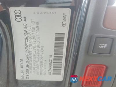 Zdjęcie 13 z 13 samochodu: 2017 AUDI A4 PREMIUM PLUS VIN:WAUENAF40HN027198 - miniatura