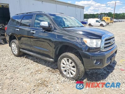 Czwarte zdjęcie samochodu z boku: 2017 TOYOTA SEQUOIA PLATINUM VIN:5TDDY5G11HS154120 - miniatura