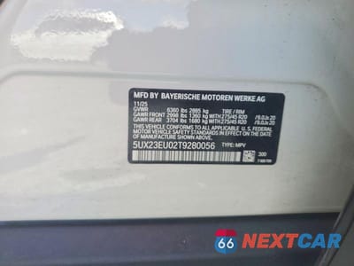 Zdjęcie 13 z 13 samochodu: 2026 BMW X5 XDRIVE40I VIN:5UX23EU02T9280056 - miniatura