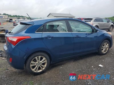 Trzecie zdjęcie samochodu z tyłu: 2014 HYUNDAI ELANTRA GT BASE VIN:KMHD35LH1EU172010 - miniatura