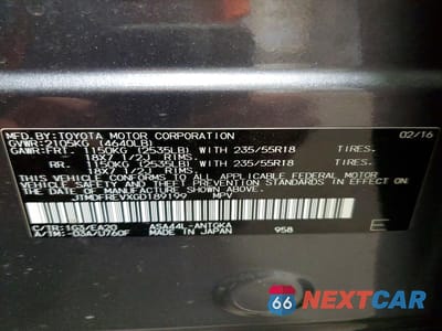 Zdjęcie 14 z 14 samochodu: 2016 TOYOTA RAV4 LIMITED VIN:JTMDFREVXGD189199 - miniatura