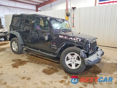 Czwarte zdjęcie samochodu z boku: 2018 JEEP WRANGLER UNLIMITED SPORT VIN:1C4BJWDG0JL859623 - miniatura