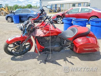 Trzecie zdjęcie samochodu z tyłu: 2016 VICTORY MOTORCYCLES CROSS COUNTRY ABS VIN:5VPDW36N0G3048550 - miniatura