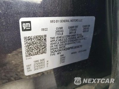Zdjęcie 13 z 13 samochodu: 2023 CHEVROLET SUBURBAN K1500 PREMIER VIN:1GNSKFKD8PR165670 - miniatura
