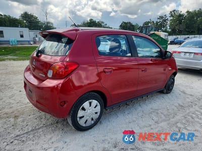 Trzecie zdjęcie samochodu z tyłu: 2015 MITSUBISHI MIRAGE DE VIN:ML32A3HJ4FH038266 - miniatura