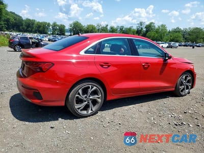 Trzecie zdjęcie samochodu z tyłu: 2022 AUDI A3 PREMIUM VIN:WAUGUDGY2NA023901 - miniatura