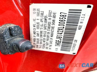Zdjęcie 12 z 12 samochodu: 1999 HONDA CIVIC EX VIN:1HGEJ8142XL006587 - miniatura