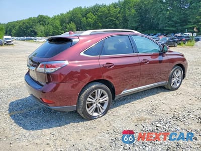Trzecie zdjęcie samochodu z tyłu: 2015 LEXUS RX 350 BASE VIN:2T2BK1BA5FC265313 - miniatura