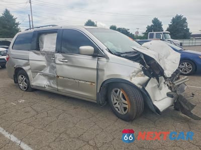 Czwarte zdjęcie samochodu z boku: 2007 HONDA ODYSSEY EXL VIN:5FNRL38797B140867 - miniatura