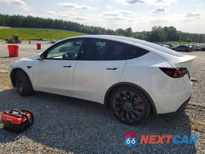 Drugie zdjęcie samochodu z przodu: 2020 TESLA MODEL Y VIN:5YJYGDEF6LF037465 - miniatura