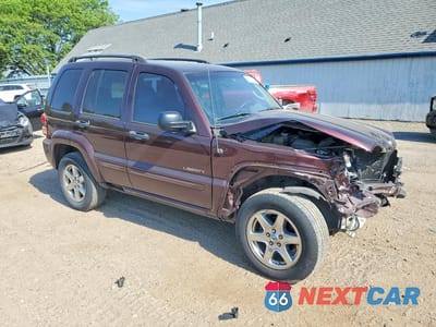 Czwarte zdjęcie samochodu z boku: 2004 JEEP LIBERTY LIMITED VIN:1J4GL58K54W137960 - miniatura