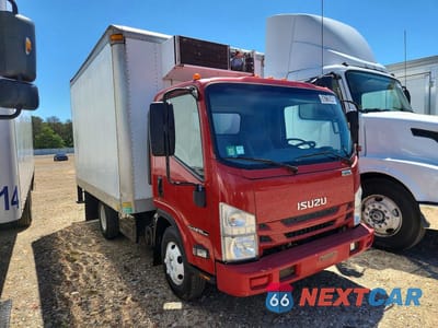 Czwarte zdjęcie samochodu z boku: 2016 ISUZU NPR REFRIGERATED BOX TRUCK VIN:JALC4W168G7002442 - miniatura