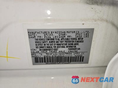 Zdjęcie 12 z 12 samochodu: 2024 NISSAN SENTRA S VIN:3N1AB8BV6RY216687 - miniatura