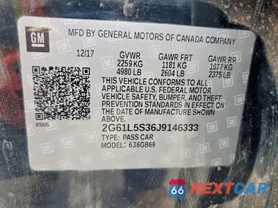 Zdjęcie 12 z 12 samochodu: 2018 CADILLAC XTS VIN:2G61L5S36J9146333 - miniatura