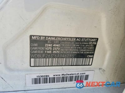 Zdjęcie 12 z 12 samochodu: 2006 MERCEDES-BENZ E 320 CDI VIN:WDBUF26J76A946285 - miniatura