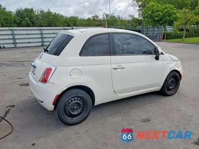 Trzecie zdjęcie samochodu z tyłu: 2012 FIAT 500 POP VIN:3C3CFFAR4CT383156 - miniatura