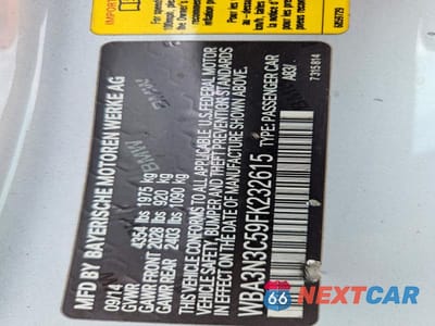 Zdjęcie 12 z 12 samochodu: 2015 BMW 428 I VIN:WBA3N3C59FK232615 - miniatura