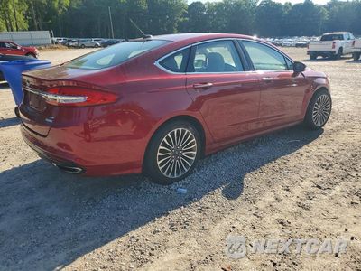 Trzecie zdjęcie samochodu z tyłu: 2018 FORD FUSION SE VIN:3FA6P0H95JR119310 - miniatura