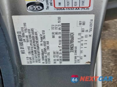 Zdjęcie 12 z 12 samochodu: 2008 LINCOLN MKZ VIN:3LNHM26T98R668424 - miniatura