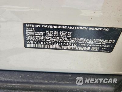 Zdjęcie 12 z 12 samochodu: 2025 BMW I5 XDRIVE 40 VIN:WBY13HG01SCT74519 - miniatura