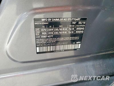 Zdjęcie 12 z 12 samochodu: 2016 MERCEDES-BENZ GLA 250 VIN:WDCTG4EB9GJ251902 - miniatura