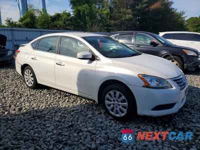 Czwarte zdjęcie samochodu z boku: 2014 NISSAN SENTRA SV VIN:3N1AB7AP9EL607613 - miniatura