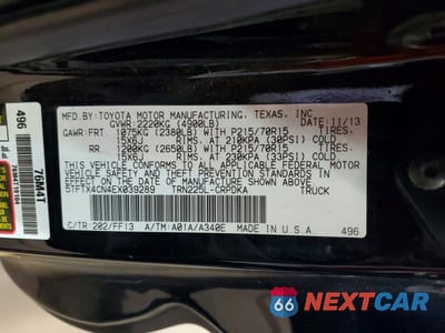 Zdjęcie 12 z 12 samochodu: 2014 TOYOTA TACOMA ACCESS CAB VIN:5TFTX4CN4EX039289 - miniatura