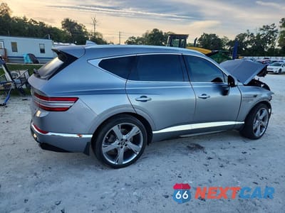 Trzecie zdjęcie samochodu z tyłu: 2021 GENESIS GV80 3.5T VIN:KMUHCESC3MU072143 - miniatura