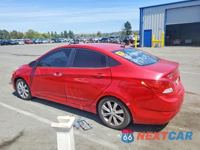 Drugie zdjęcie samochodu z przodu: 2014 HYUNDAI ACCENT GLS VIN:KMHCU4AE1EU775762 - miniatura