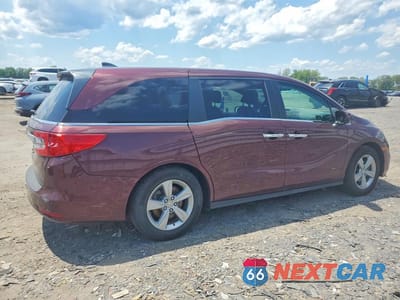 Trzecie zdjęcie samochodu z tyłu: 2019 HONDA ODYSSEY EXL VIN:5FNRL6H75KB103180 - miniatura