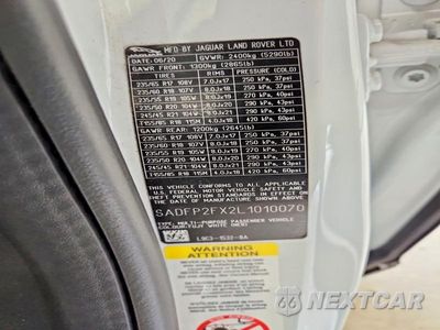 Zdjęcie 13 z 13 samochodu: 2020 JAGUAR E-PACE SE VIN:SADFP2FX2L1010070 - miniatura