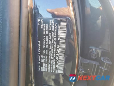 Zdjęcie 14 z 14 samochodu: 2019 PORSCHE MACAN VIN:WP1AA2A54KLB03414 - miniatura