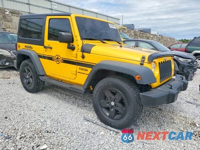 Czwarte zdjęcie samochodu z boku: 2015 JEEP WRANGLER SPORT VIN:1C4AJWAG4FL669976 - miniatura